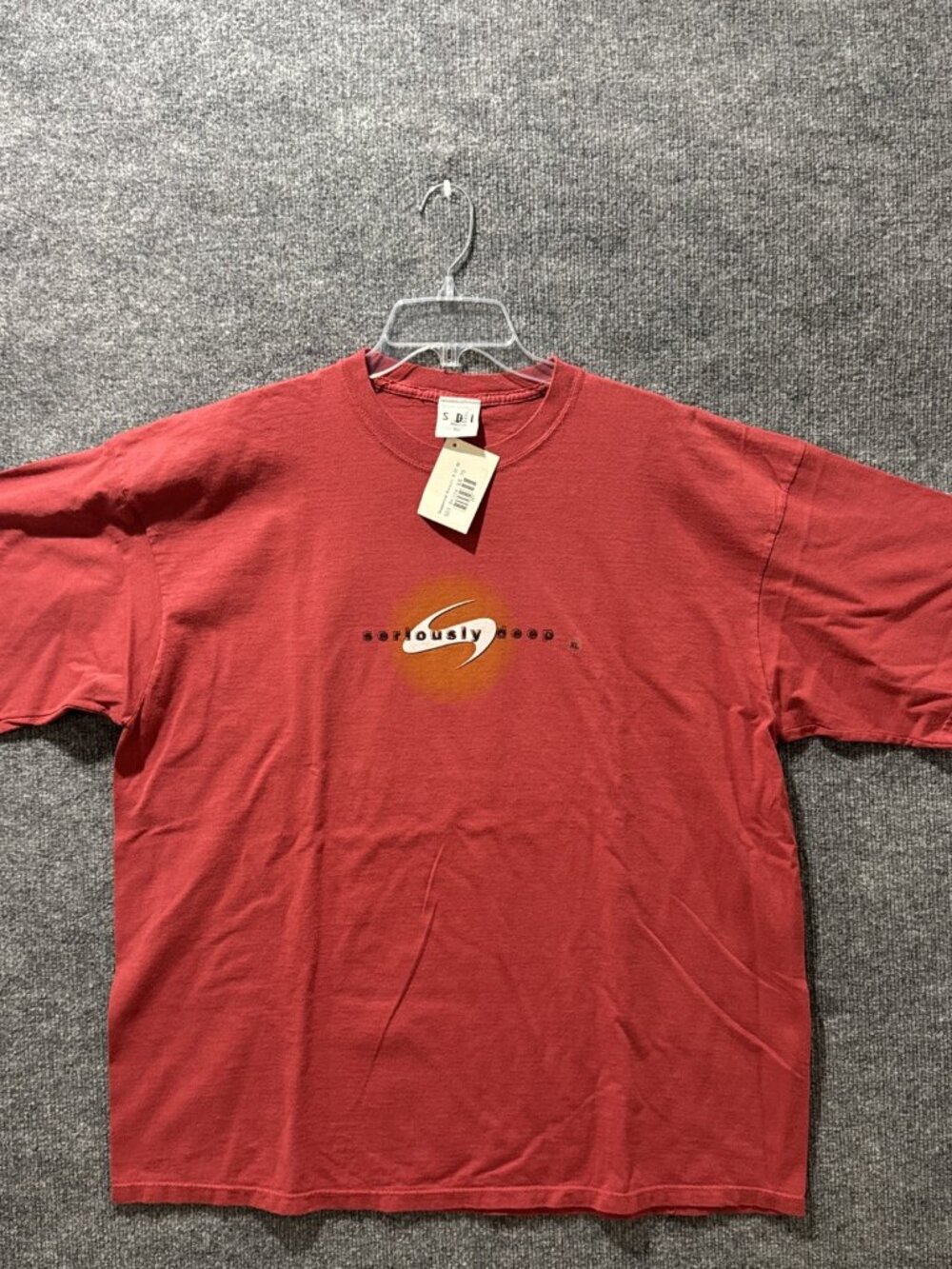 Sdi Red Bnwt 00S Seriously Deep Sun Valley Short Sleeve T Shirt Men S Sz XL